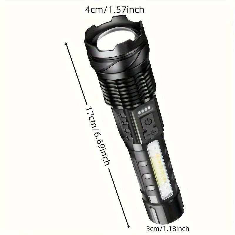 A76 Dual-Pack Emergency Flashlights – Ultra-Bright, Durable & Ready for Any Situation (2 Pieces)