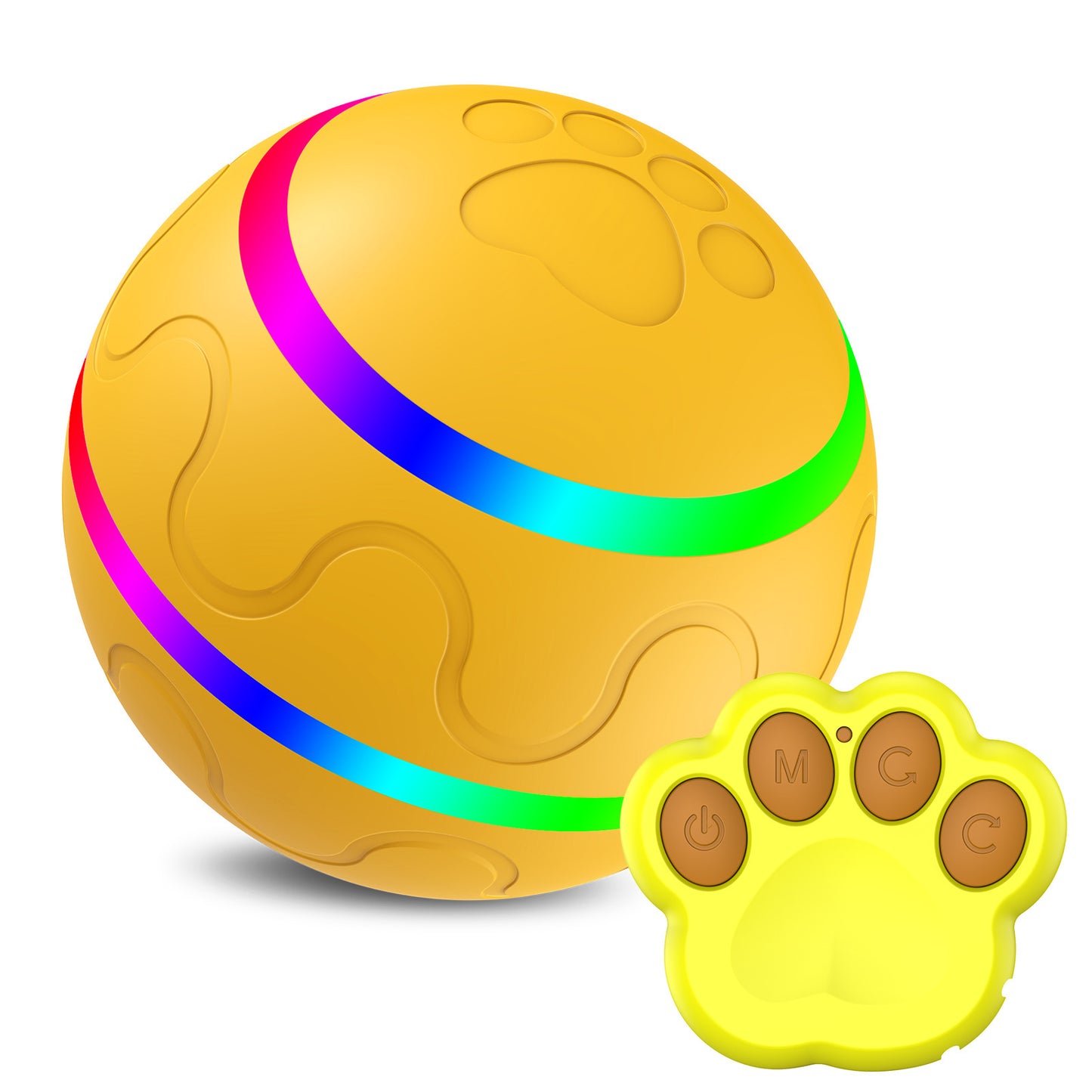 Smart Self-Rotating Cat Toy – Wicked Ball 2.0, Automatic Interactive USB Toy (Self Hi-Fi / Remote)