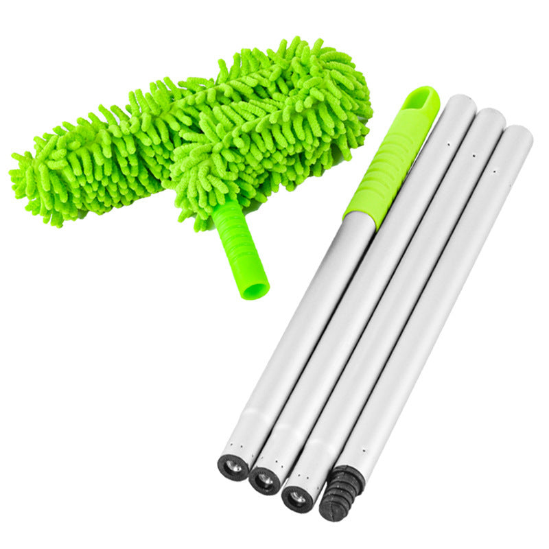 Flexible Gap Cleaning Brush with Washable Microfiber Dust Head
