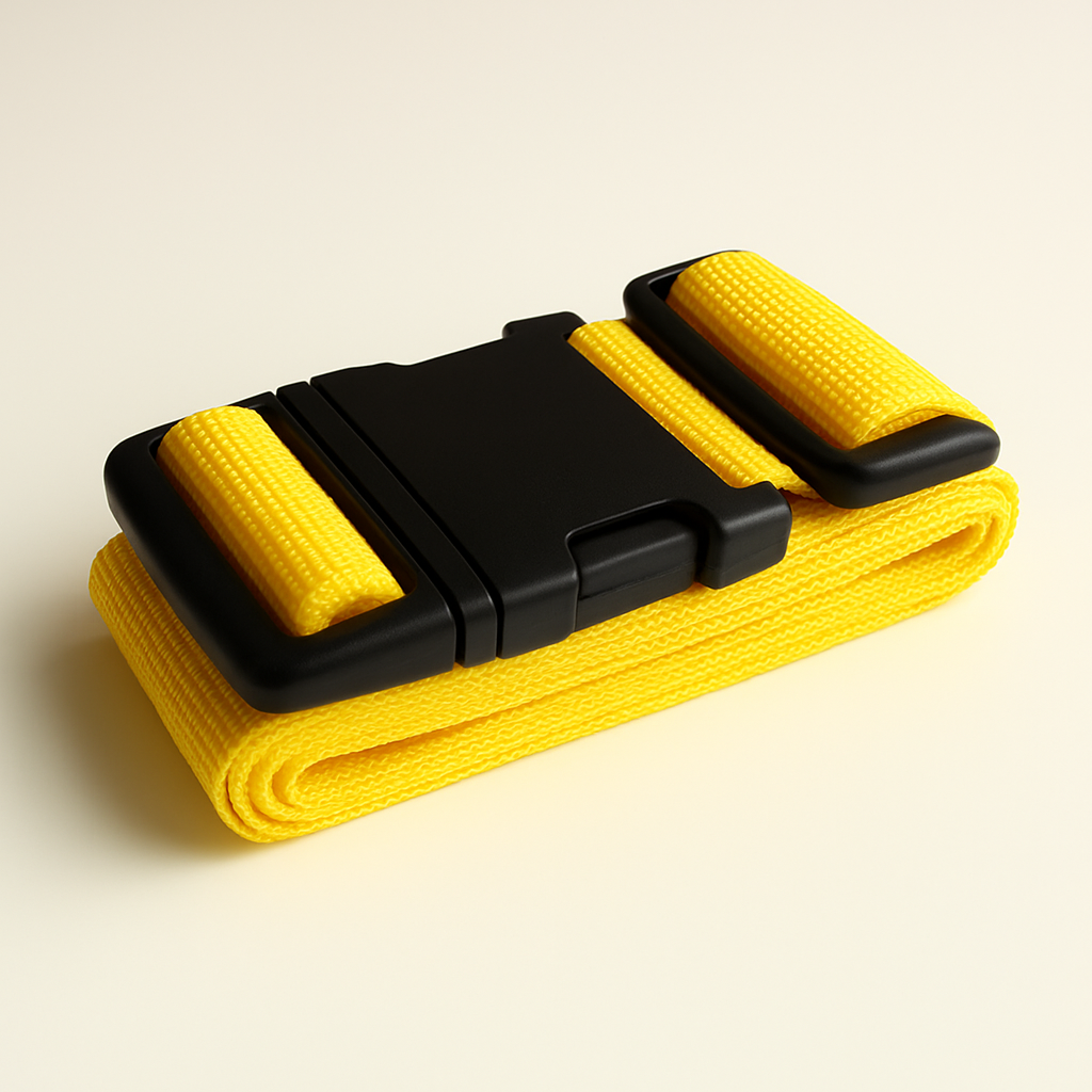 Adjustable Nylon Lock Travel Luggage Strap – Protective Suitcase Packing Belt (4 Colors)