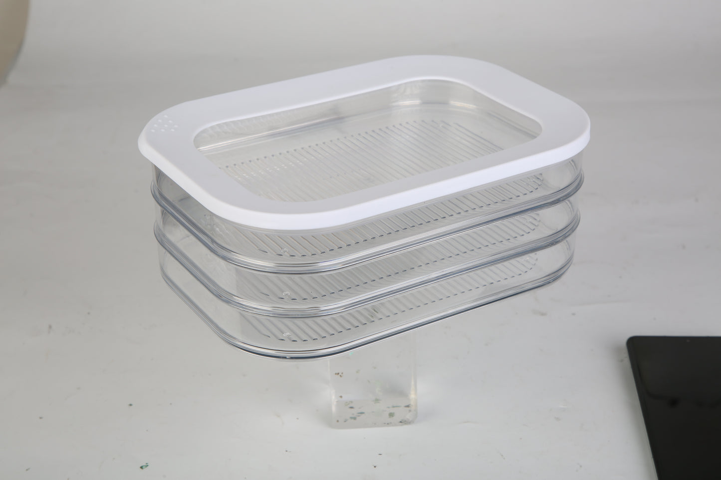 Deli Meat Container Set – 3-Tier Stackable Fridge Organizer (2 PCS)