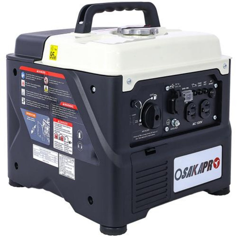 1200W Portable Inverter Generator – Ultra-Quiet Gas Engine, Eco-Mode, Lightweight, EPA-Compliant