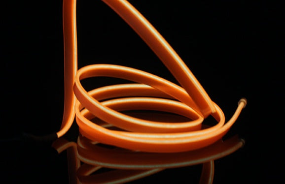 Car LED Neon Strip Light – 1m, 12V Waterproof EL Glow Wire, Multiple Colors