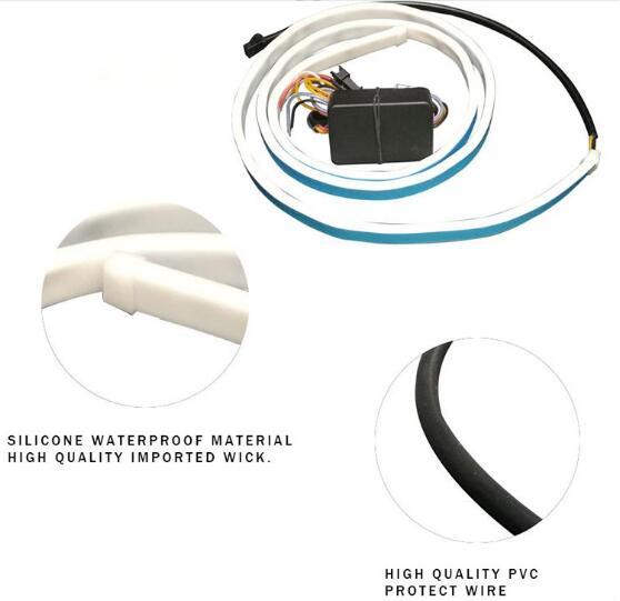 12V car LED trunk strip colorful RGB