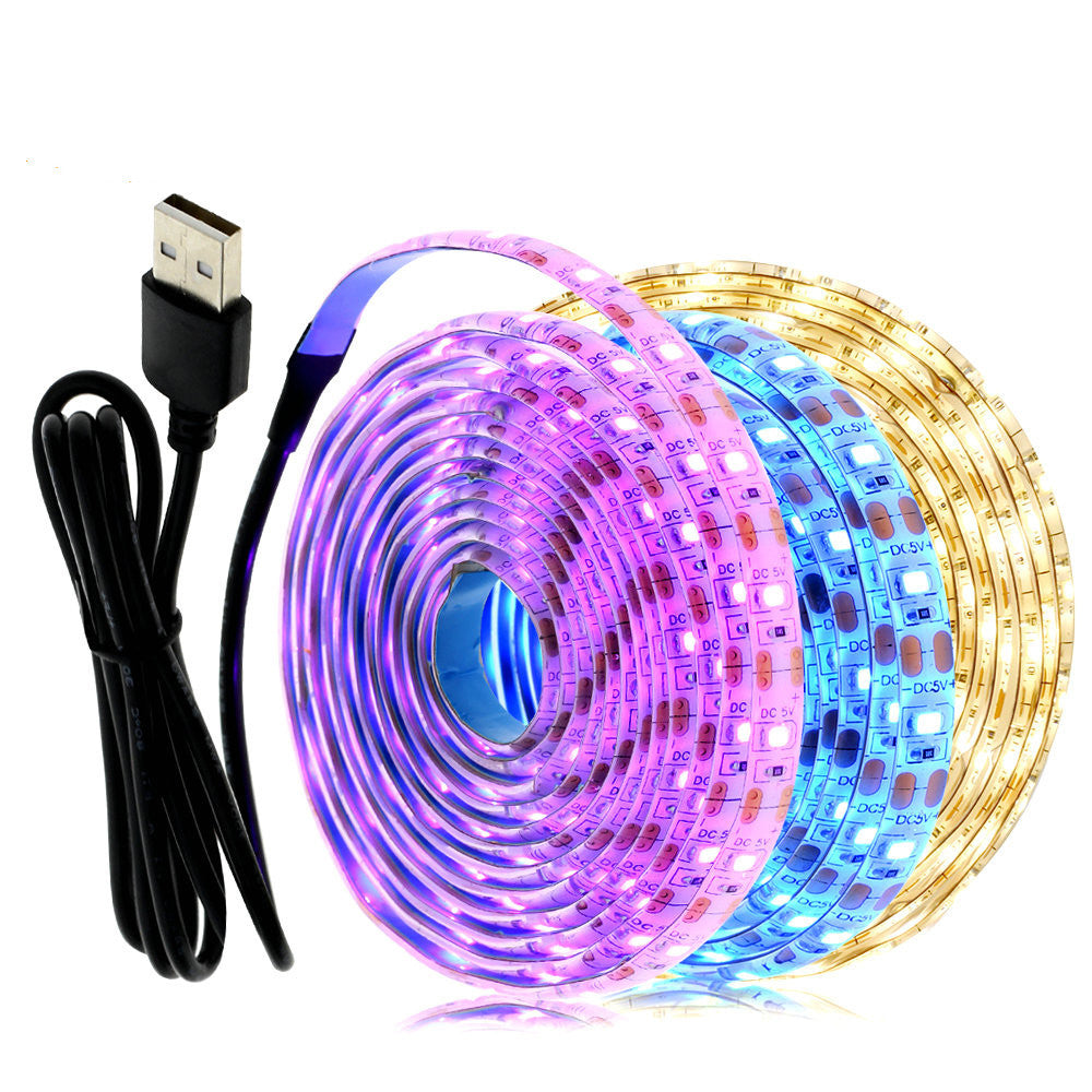 Smart Neon LED Strip light flexible RGB waterproof lighting for TV or gaming setup