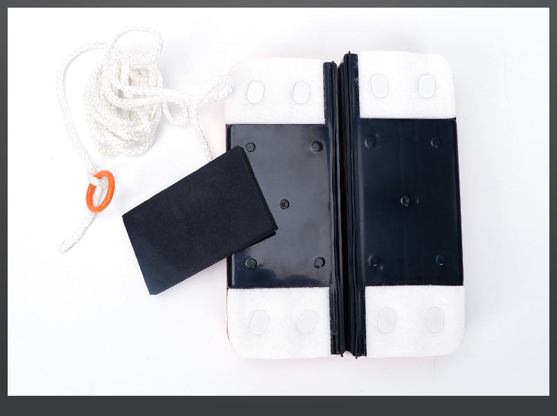 Adjustable Magnetic Window Cleaner — Double-Sided Glass Cleaning Tool (Orange / White | 18cm / 25cm / 30cm)