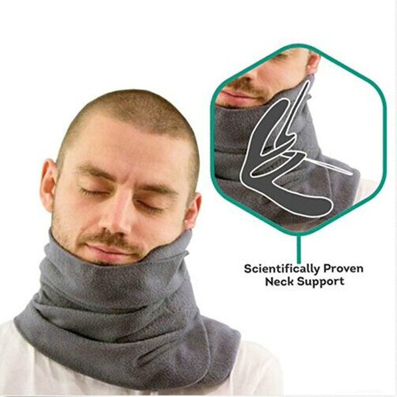 Ultra Soft Neck Support Travel Pillow – Ergonomic Cervical Pillow for Deep Comfort