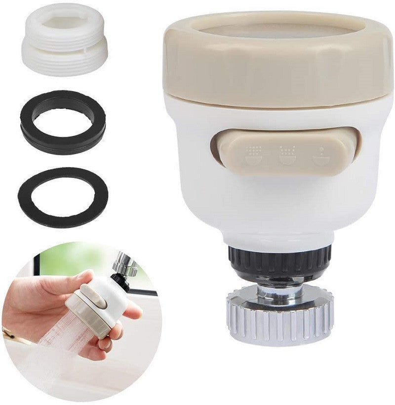 Supercharged Water-Saving Faucet Aerator — High-Pressure Anti-Splash Nozzle