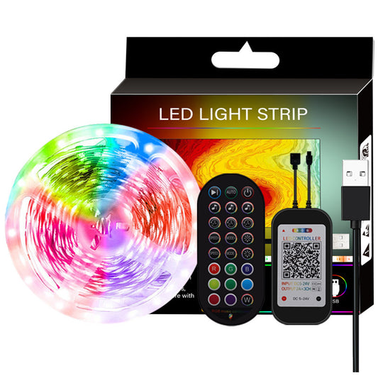 RGB Symphony USB LED Light – TV Backlight with Bluetooth Control (Waterproof)