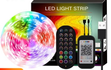 RGB Symphony USB LED Light – TV Backlight with Bluetooth Control (Waterproof)