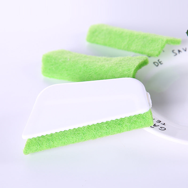 Window Groove Cleaning Brush – Multi-Purpose Gap Cleaner (Green / Grey)