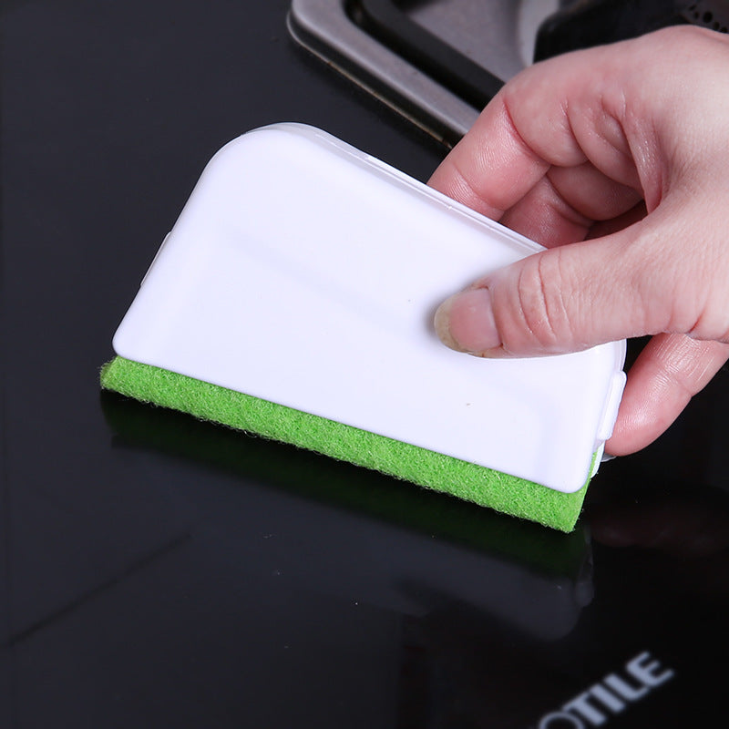 Window Groove Cleaning Brush – Multi-Purpose Gap Cleaner (Green / Grey)