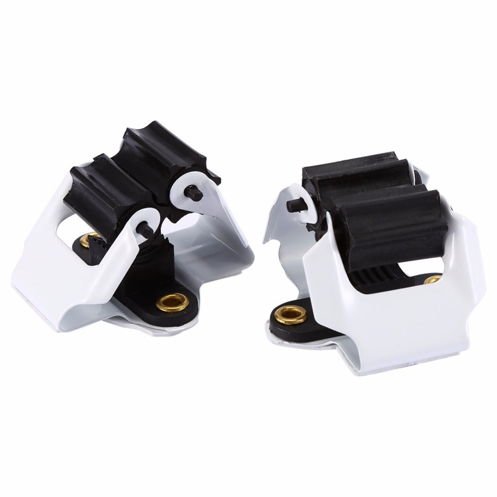 Wall-Mounted Mop & Broom Holder – Anti-Slip Grip, Heavy-Duty Wall Organizer