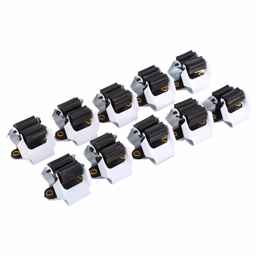 Wall-Mounted Mop & Broom Holder – Anti-Slip Grip, Heavy-Duty Wall Organizer