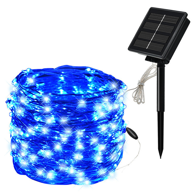 Solar Copper Wire Fairy String Lights | 10m/20m, 100–200 LEDs, IP65 Waterproof