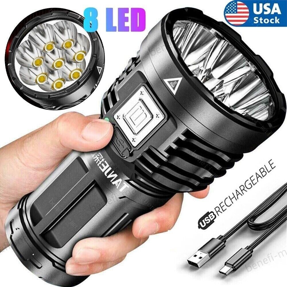USB rechargeable mini LED flashlight with 30W brightness