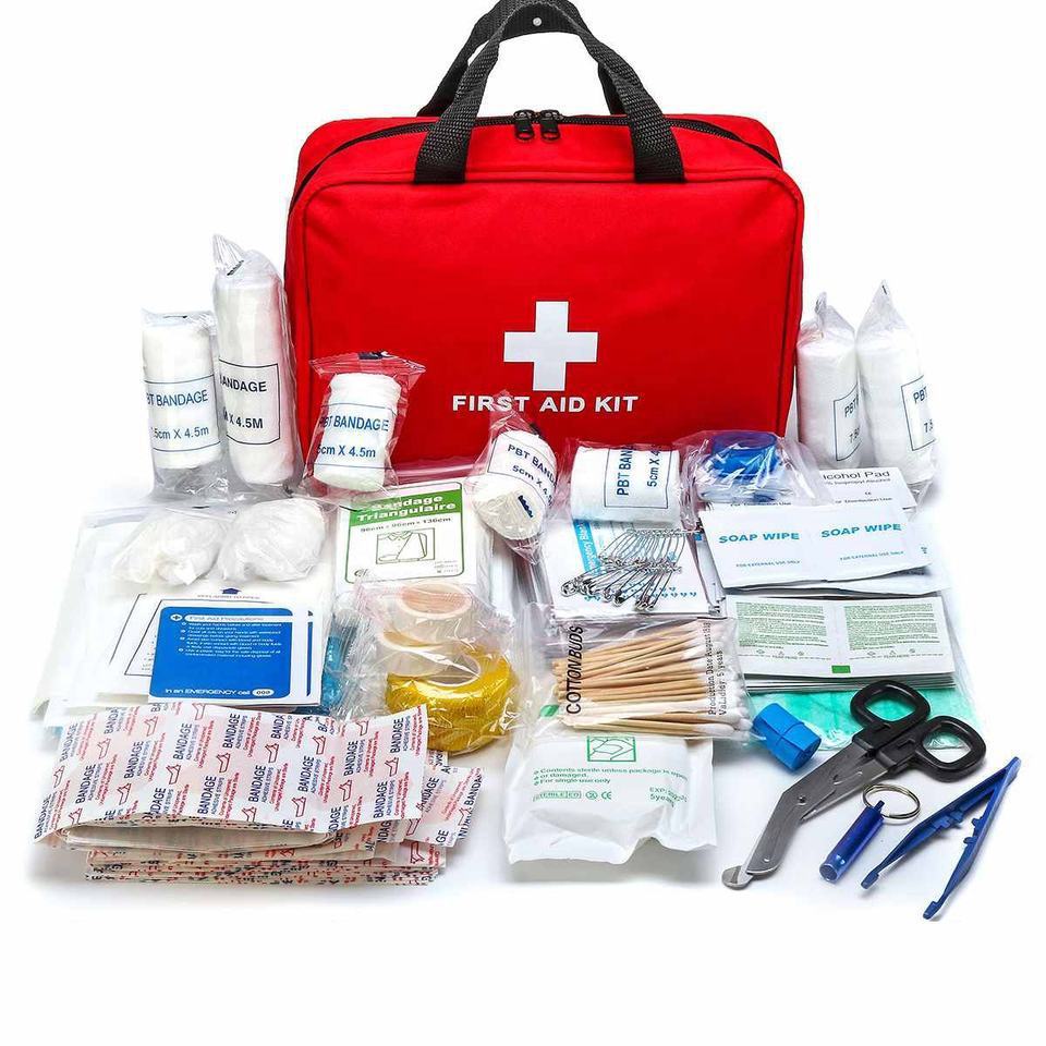 Compact First Aid Kit – Travel, Outdoor & Emergency Medical Pouch (12 pcs / 22 pcs)