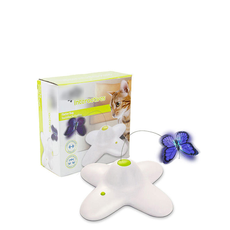 Butterfly Flying Funny Cat Artifact – Interactive Spinning Butterfly Toy