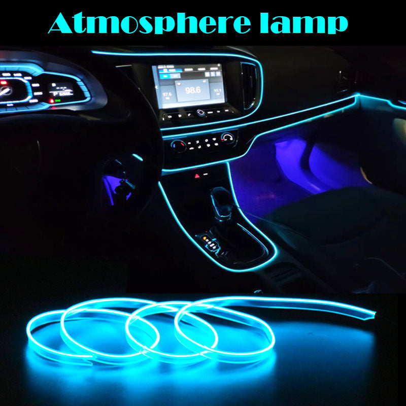 Flexible 360-degree glow EL wire for cars