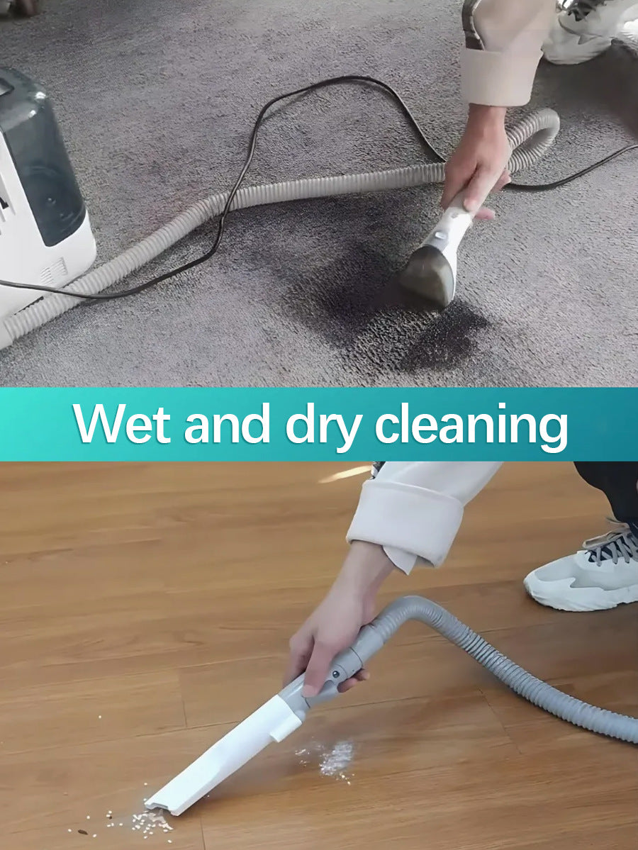 Household Carpet & Curtain Vacuum Cleaner – Luxury 450W Edition (6-in-1 Suction Heads)