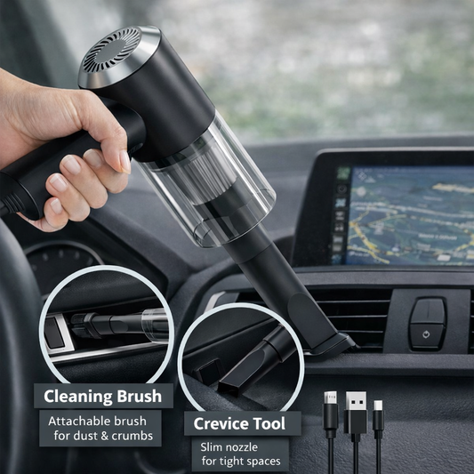 ValorClean Pro™ — High-Power Car & Home Vacuum