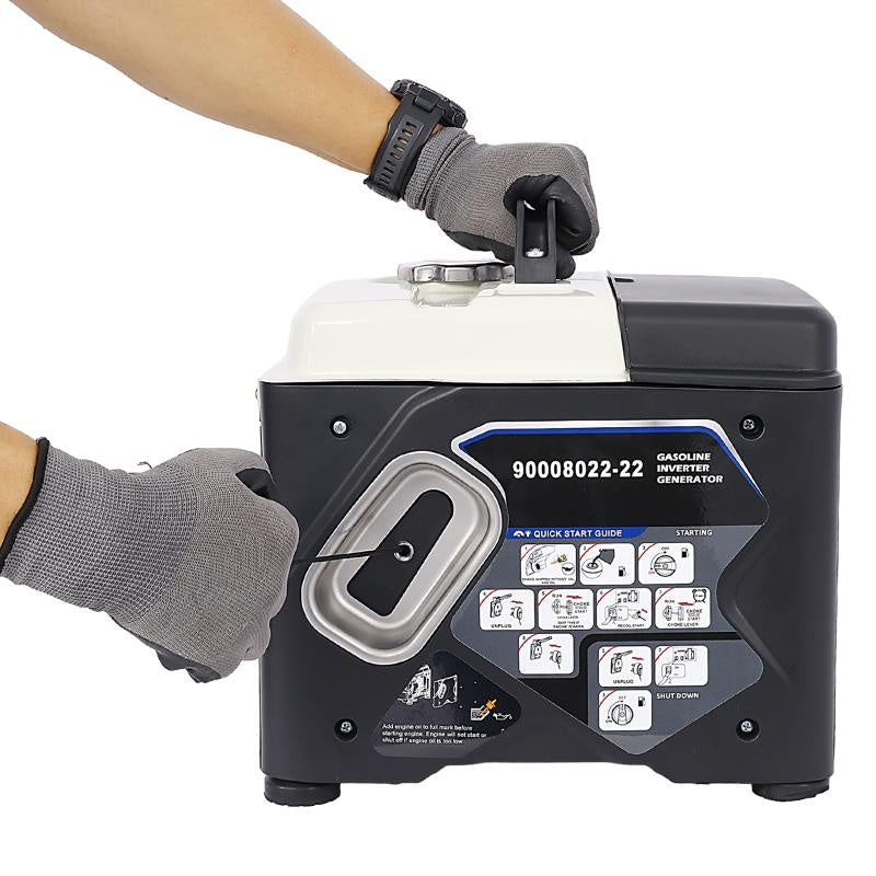 1200W Portable Inverter Generator – Ultra-Quiet Gas Engine, Eco-Mode, Lightweight, EPA-Compliant