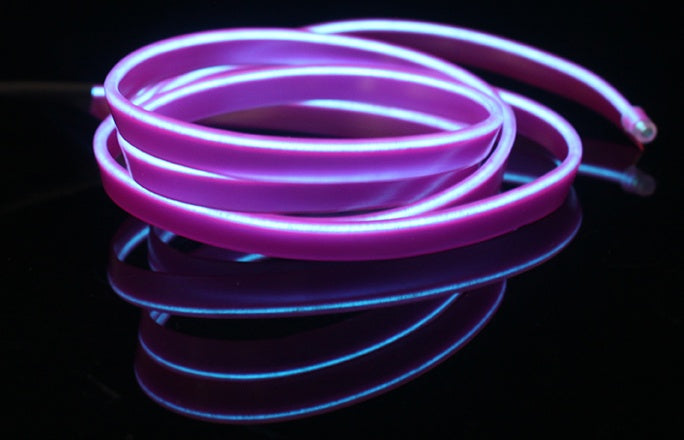 Car LED Neon Strip Light – 1m, 12V Waterproof EL Glow Wire, Multiple Colors