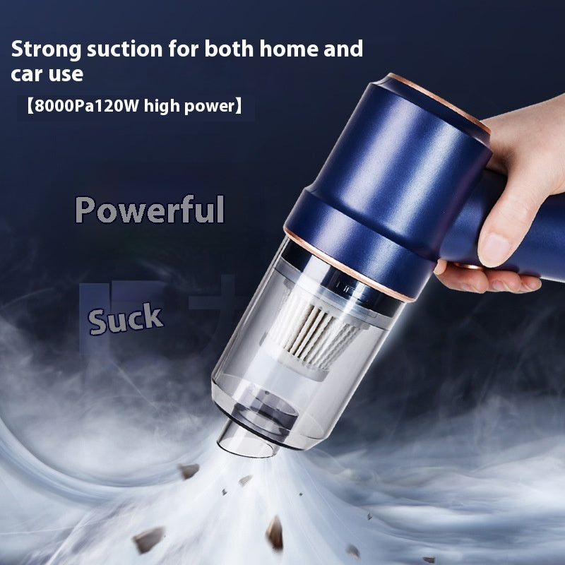 Portable car vacuum with water absorption feature
