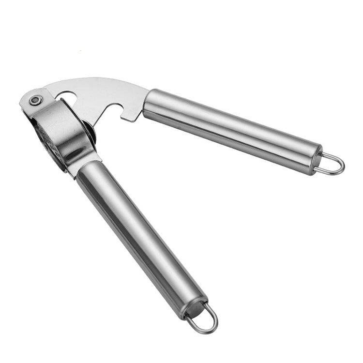 Stainless Steel Garlic Press – Silver