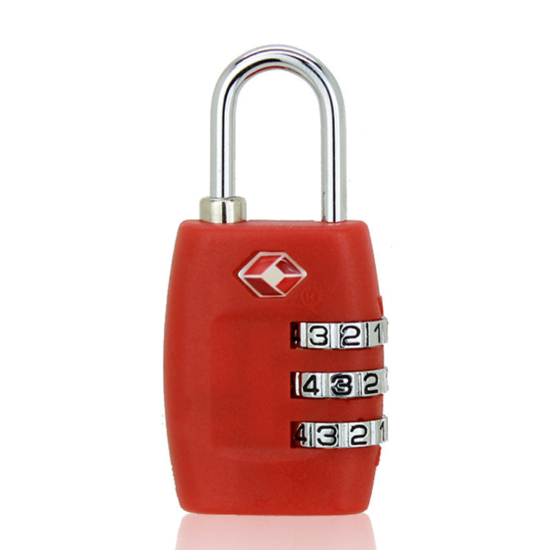 Tourism Luggage Zipper Lock – TSA Code Lock (7 Colors)