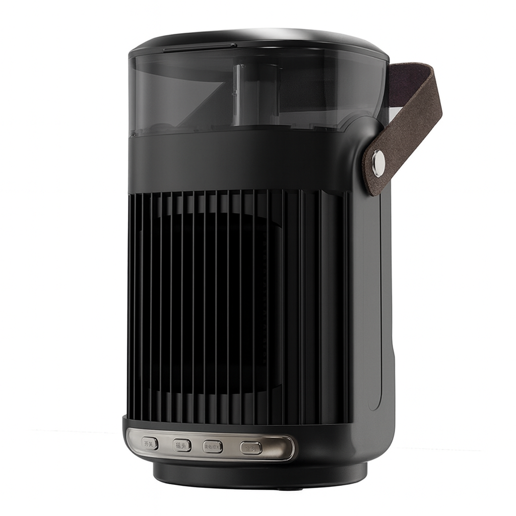 2-in-1 Portable Heater & Humidifier — Personal Warm Air + Cool Mist