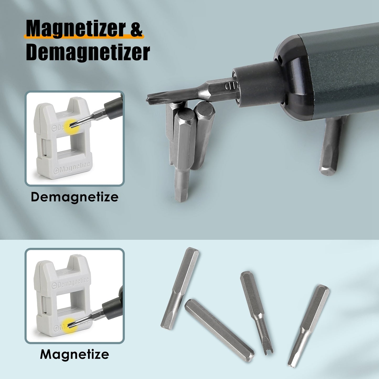 70-in-1 Mini Electric Precision Screwdriver Kit – Rechargeable, Magnetic, 5 Torque Levels