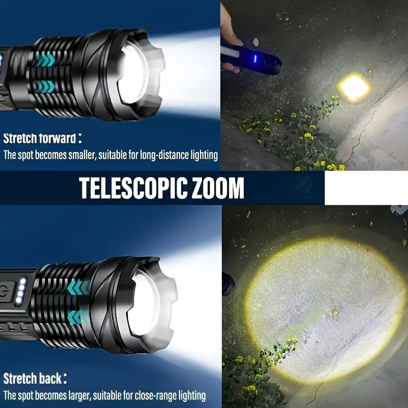 A76 Dual-Pack Emergency Flashlights – Ultra-Bright, Durable & Ready for Any Situation (2 Pieces)