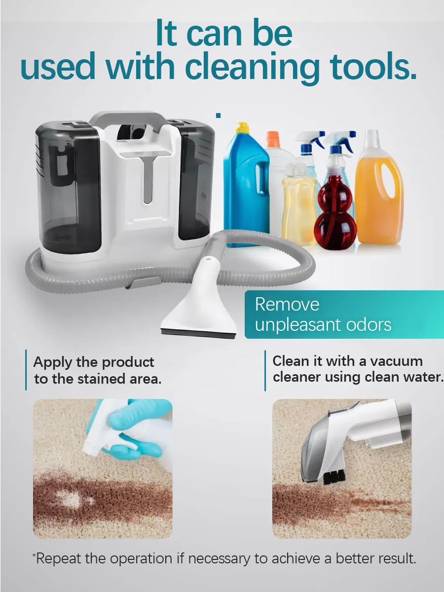 Household Carpet & Curtain Vacuum Cleaner – Luxury 450W Edition (6-in-1 Suction Heads)