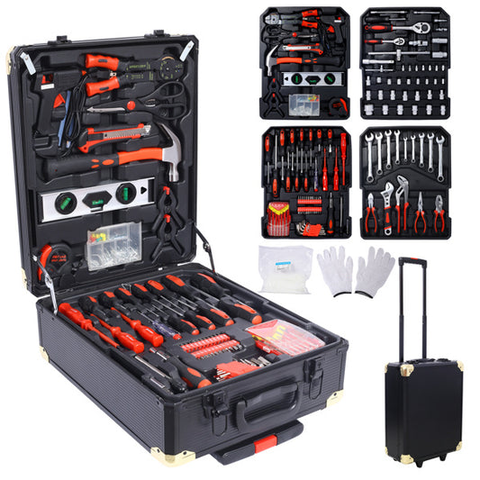 969-Piece Home Repair Tool Set – Rolling Toolbox with 4 Drawers & Full Household Tool Kit