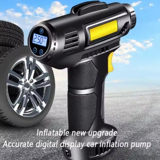 Wireless Intelligent Car Tire Inflator – Portable Handheld Air Pump with Digital Display for Cars & Bicycles