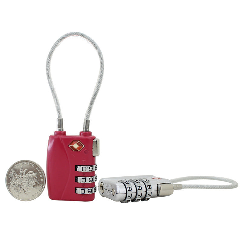 Suitcase Travel Cable Lock – TSA Combination Lock