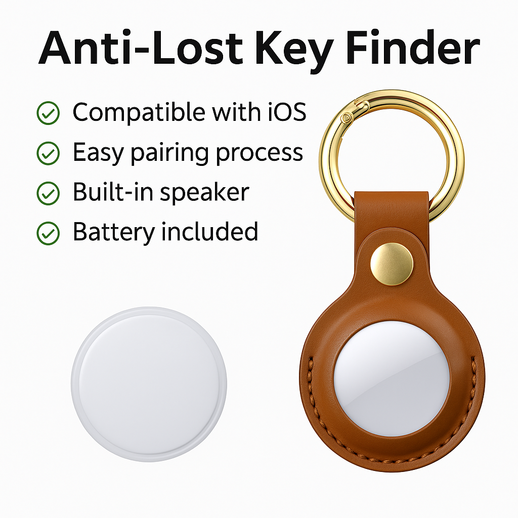 Smart Bluetooth Anti-Loss Tracker for iPhone – 365-Day Battery (iOS 14.5+)