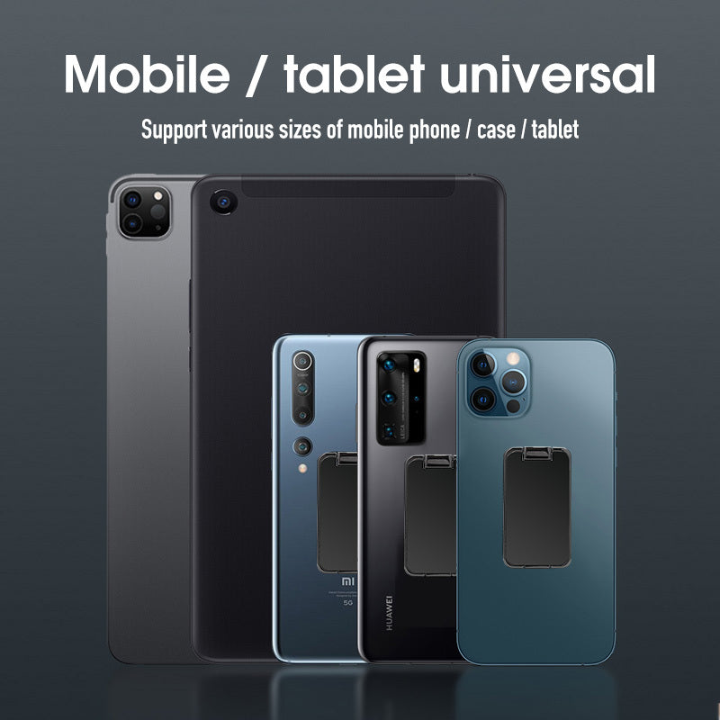 Foldable Metal Phone Holder – Multi-Angle Magnetic Desk Stand (Black / Silver / Rose Gold / Gold)