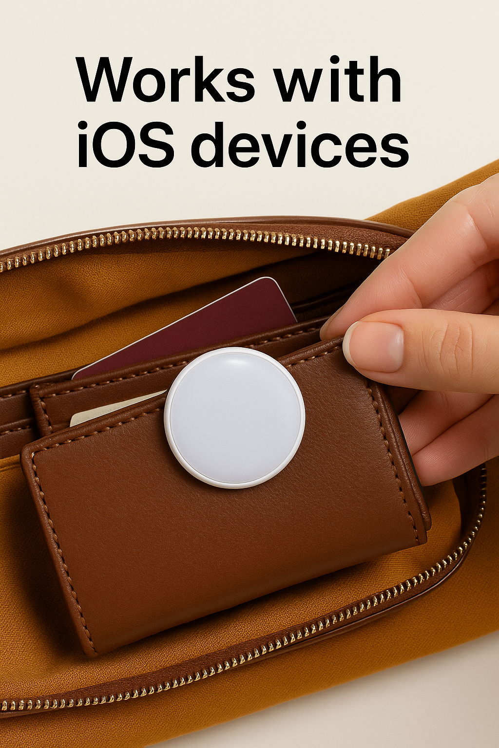 Smart Bluetooth Anti-Loss Tracker for iPhone – 365-Day Battery (iOS 14.5+)