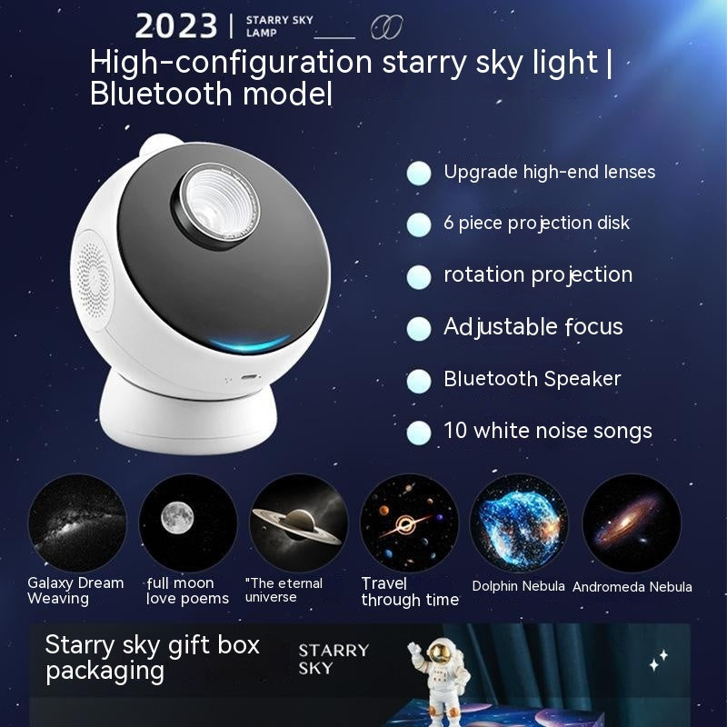 Galaxy Star Light Projector – Bluetooth & Meteor Effects | Multi-Version