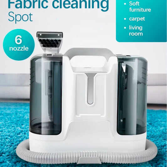 Household Carpet & Curtain Vacuum Cleaner – Luxury 450W Edition (6-in-1 Suction Heads)