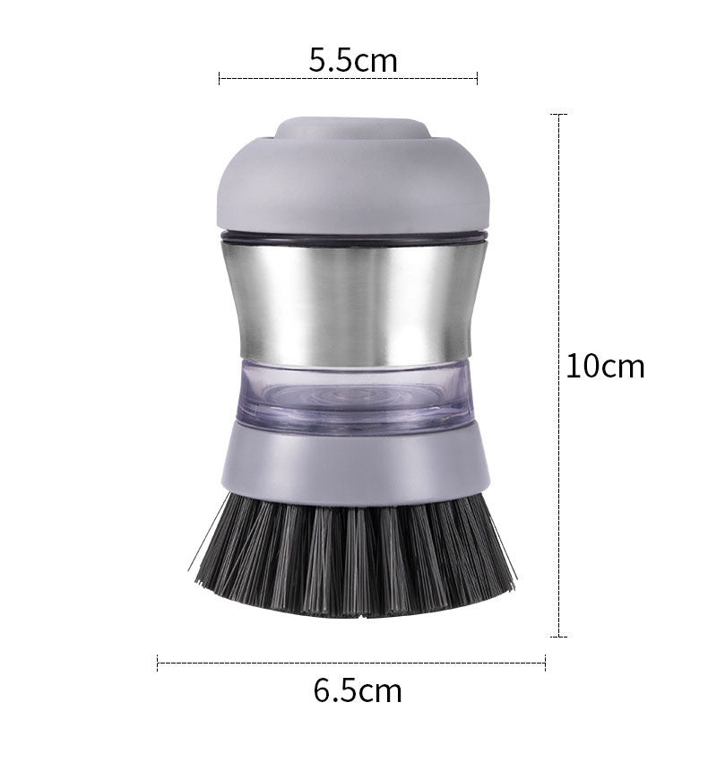 Stainless Steel Pot Brush with Non-Slip Grip – Heavy-Duty Kitchen Scrubber