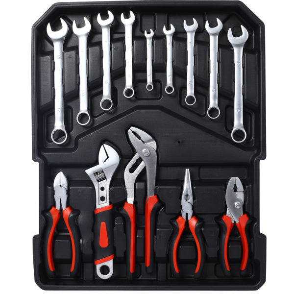 969-Piece Home Repair Tool Set – Rolling Toolbox with 4 Drawers & Full Household Tool Kit