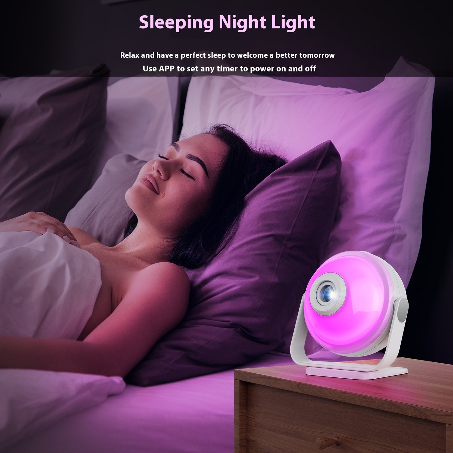 256-color ambience light for bedroom and gaming room.