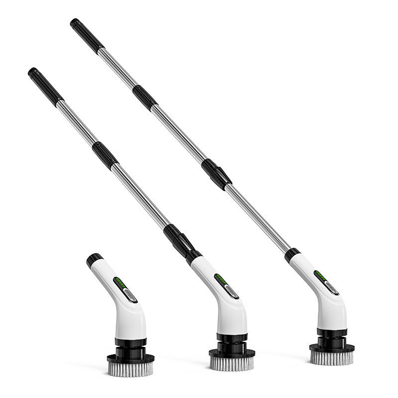 Multi-function angle scrubber for bathroom and kitchen cleaning