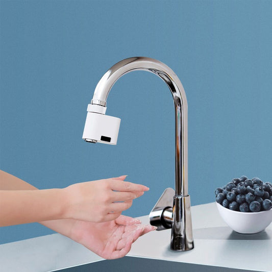 Automatic Infrared Sensor Faucet Adapter — Touchless Water-Saving Upgrade (USB Rechargeable)