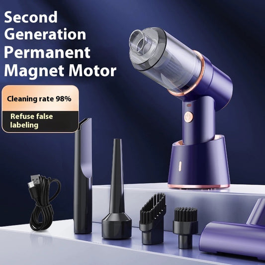 Wireless Handheld Car Cleaner – Multi-Function Rechargeable Mini Vacuum (High-End & Upgraded Versions)