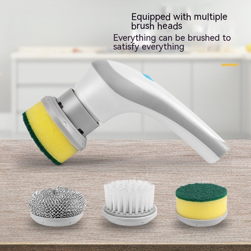 Portable cleaning brush with multiple heads – ValorBuy