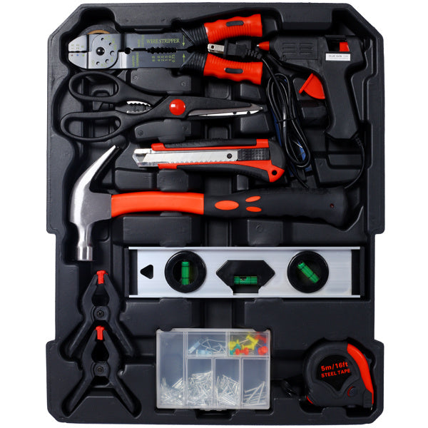 969-Piece Home Repair Tool Set – Rolling Toolbox with 4 Drawers & Full Household Tool Kit